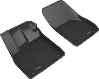 3D MAXpider Kagu 1st Row Floormat For 16-20 Audi TT - Black